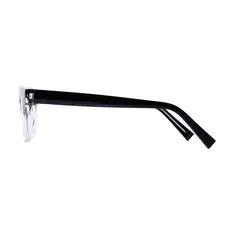Rectangle Black/Clear Eyeglasses