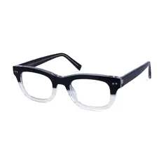 Rectangle Black/Clear Eyeglasses