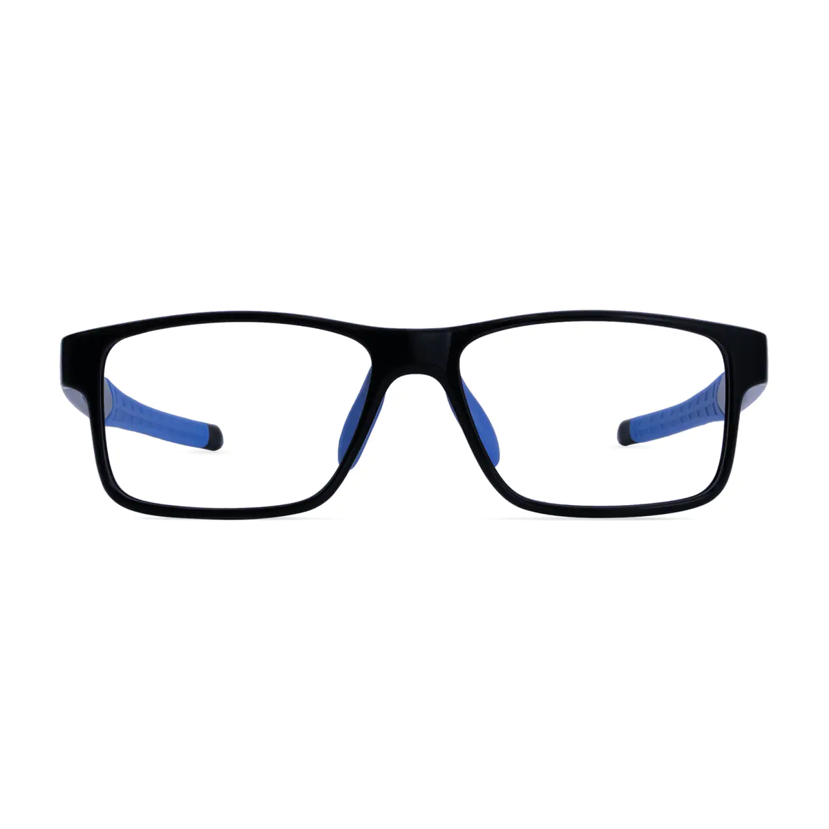 Rectangle Black/Blue Sport Eyeglasses