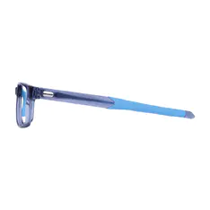 Rectangle Matte Blue Sport Eyeglasses
