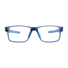 Rectangle Matte Blue Sport Eyeglasses