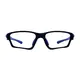 Rectangle Black/Blue Sport Eyeglasses