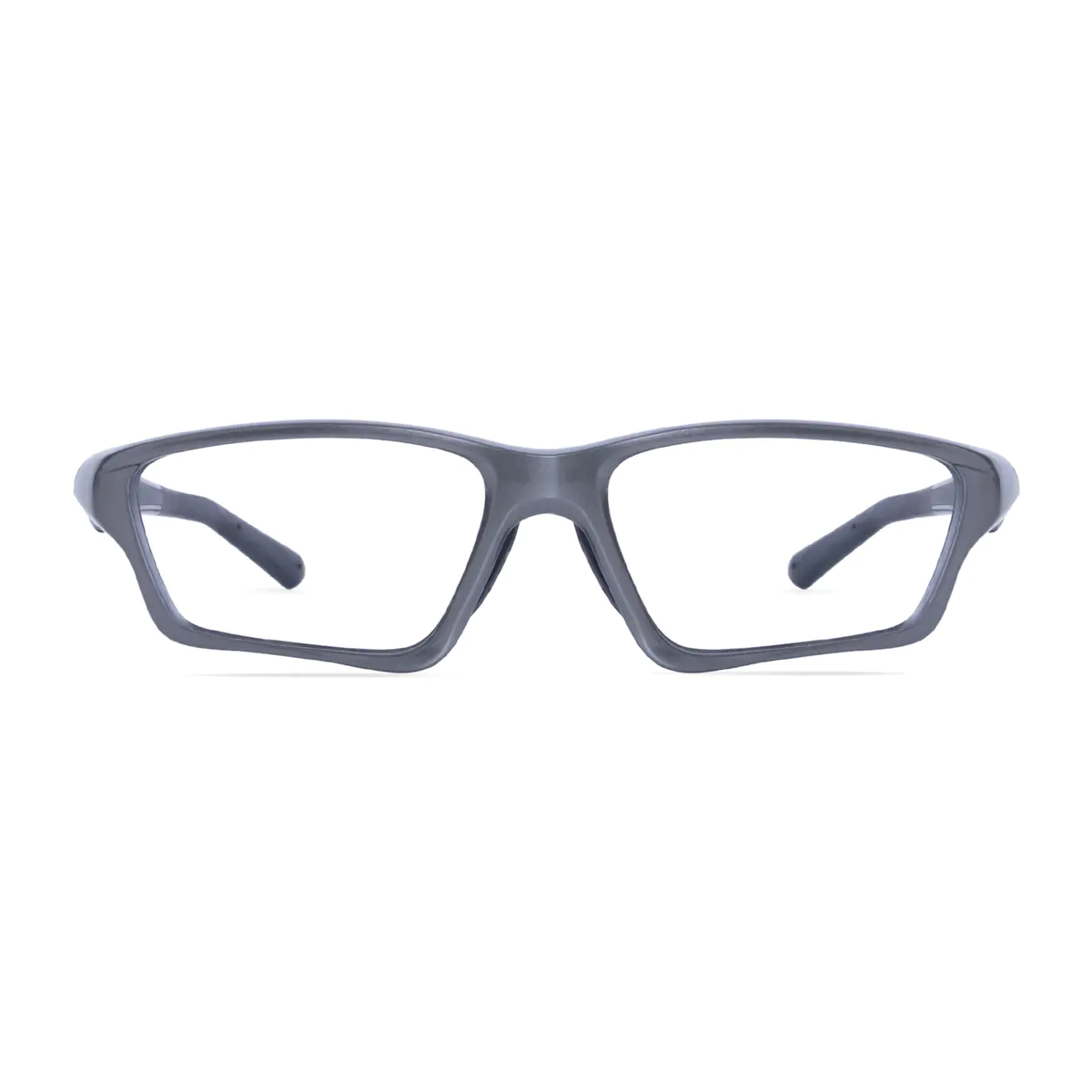 Rectangle Gray Sport Eyeglasses