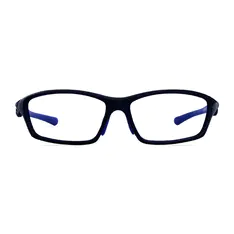 Rectangle Black/Blue Sport Eyeglasses
