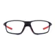 Rectangle Black/Red Sport Eyeglasses