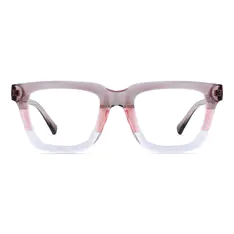 Rectangle Brown/Clear Eyeglasses