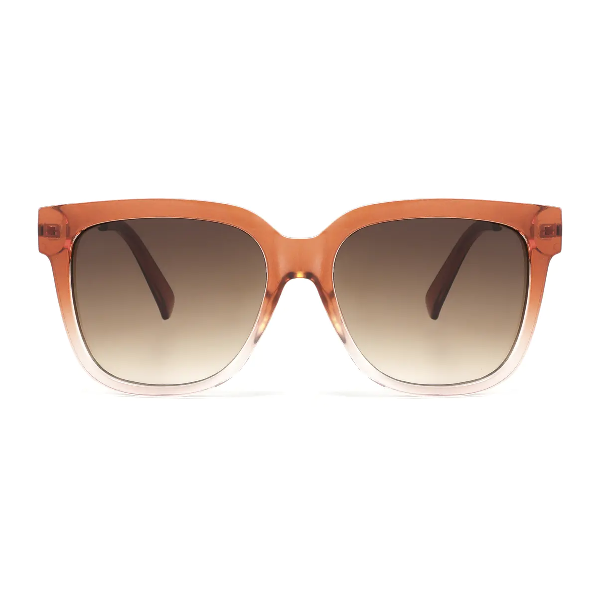 Square Orange Sunglasses