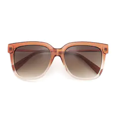 Square Orange Sunglasses
