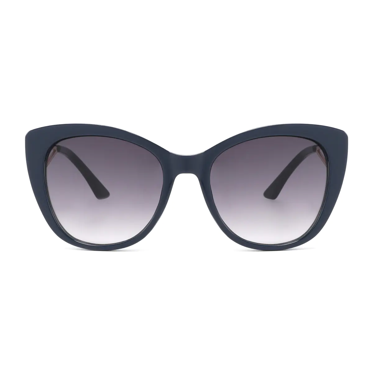 Cat-eye Navy Blue Sunglasses