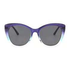 Cat-eye Blue Sunglasses