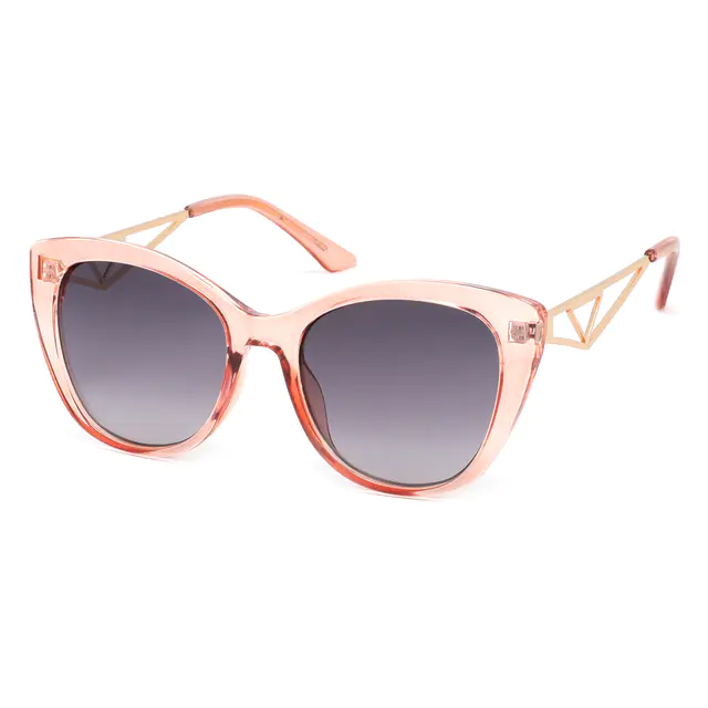 Cat-eye Light Brown Sunglasses