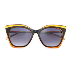 Cat-eye Yellow Sunglasses