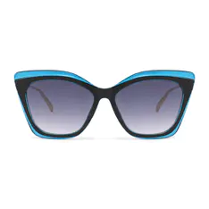 Cat-eye Blue Sunglasses