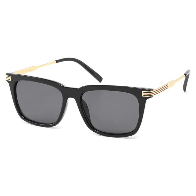 Square Black Sunglasses