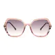 Geometric Pale Pink Sunglasses