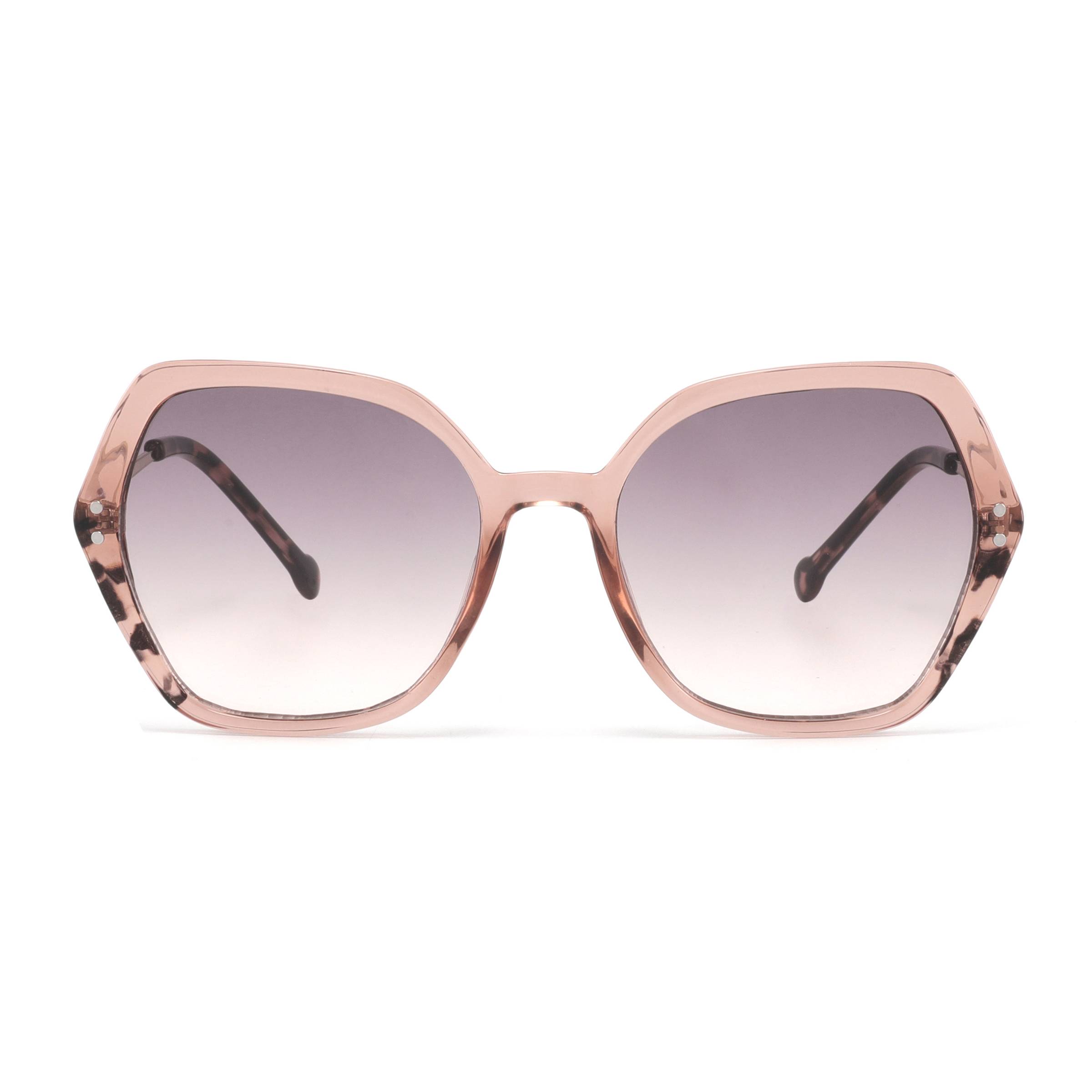 Geometric Pale Pink Sunglasses