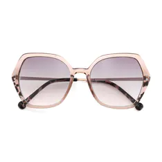 Geometric Pale Pink Sunglasses