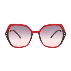 Geometric Red Sunglasses