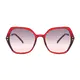 Geometric Red Sunglasses