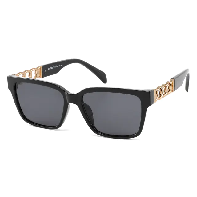 Square Black Sunglasses