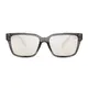 Square Transparent Gray Sunglasses