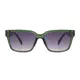 Square Green Sunglasses