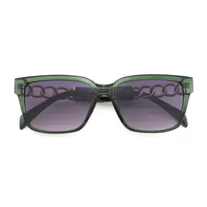 Square Green Sunglasses