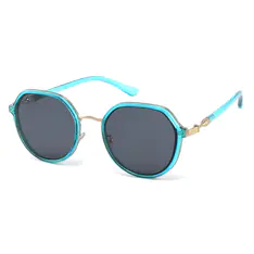Geometric Blue Sunglasses