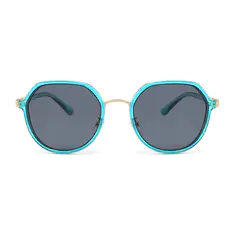 Geometric Blue Sunglasses