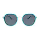 Geometric Blue Sunglasses