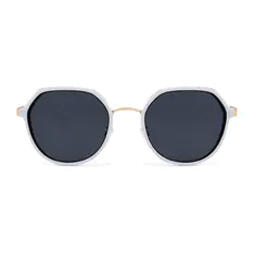 Geometric White Sunglasses