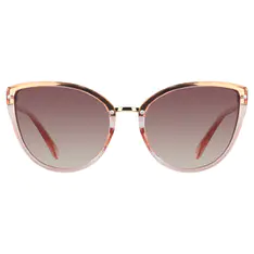 Cat-eye Transparent Pink Sunglasses
