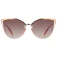 Cat-eye Transparent Pink Sunglasses
