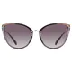 Cat-eye Transparent Gray Sunglasses