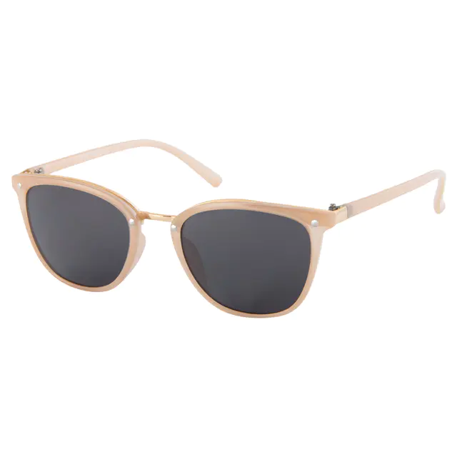 Cat-eye Transparent Yellow Sunglasses