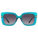 Square Transparent Blue Sunglasses