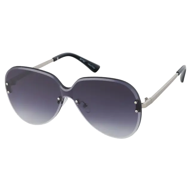 Oval Black Sunglasses