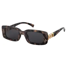 Rectangle Tortoiseshell Sunglasses