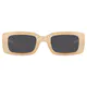 Rectangle Yellow Sunglasses