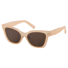 Cat-eye Transparent Yellow Sunglasses