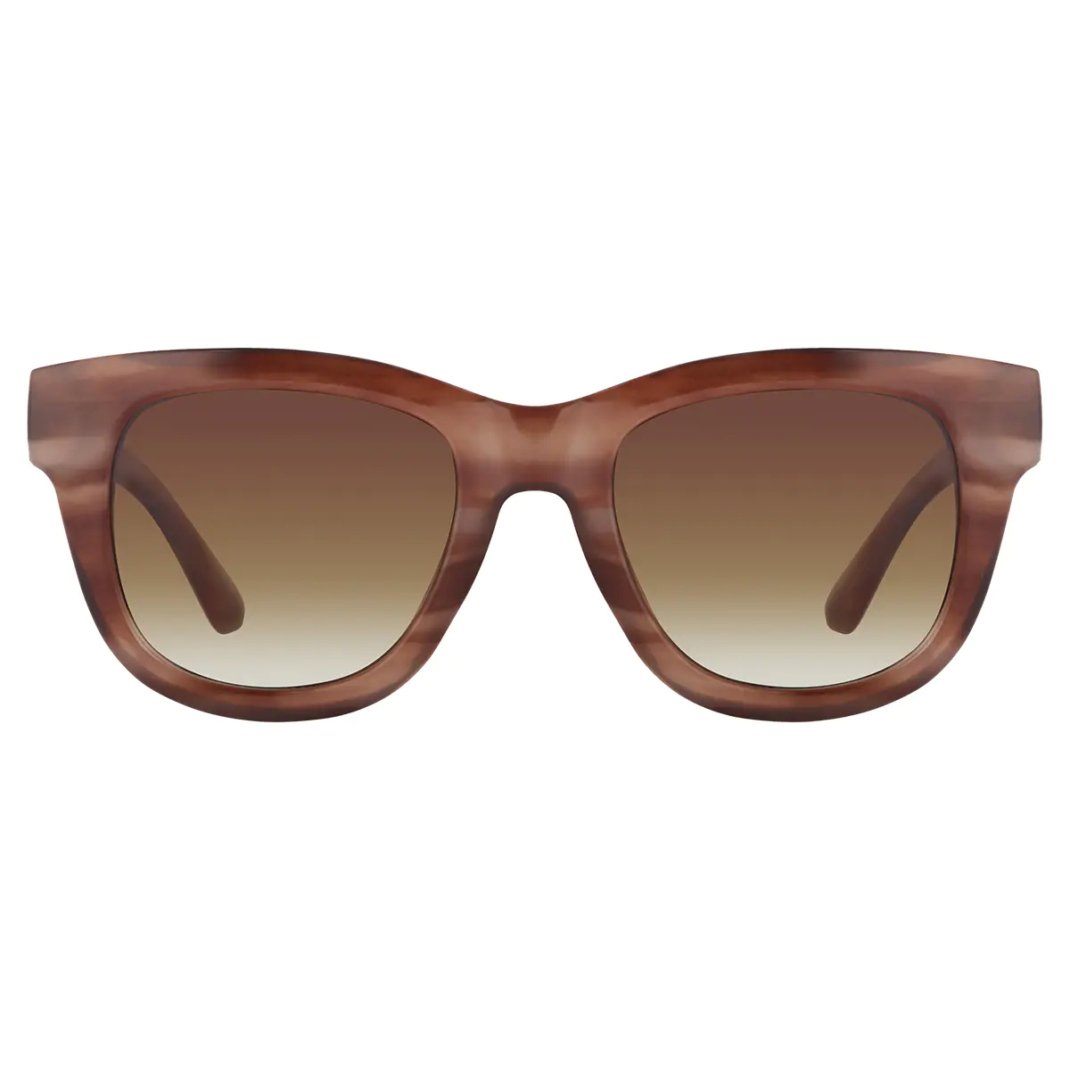 Oval Brown Sunglasses