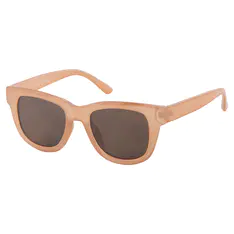 Oval Transparent Amber Sunglasses