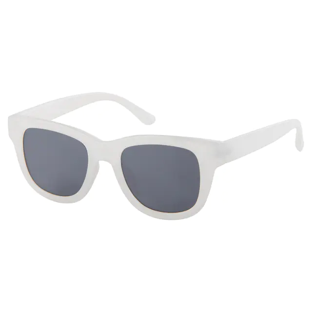 Oval White Sunglasses
