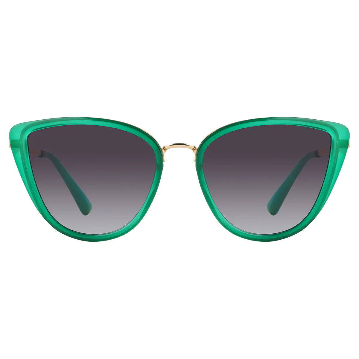 Cat-eye Green Sunglasses