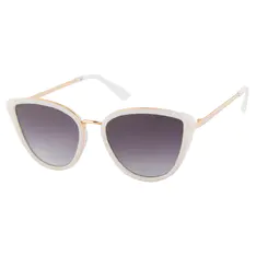 Cat-eye White Sunglasses
