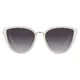Cat-eye White Sunglasses
