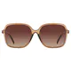 Square Light Brown Sunglasses