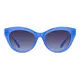 Cat-eye Transparent Blue Sunglasses