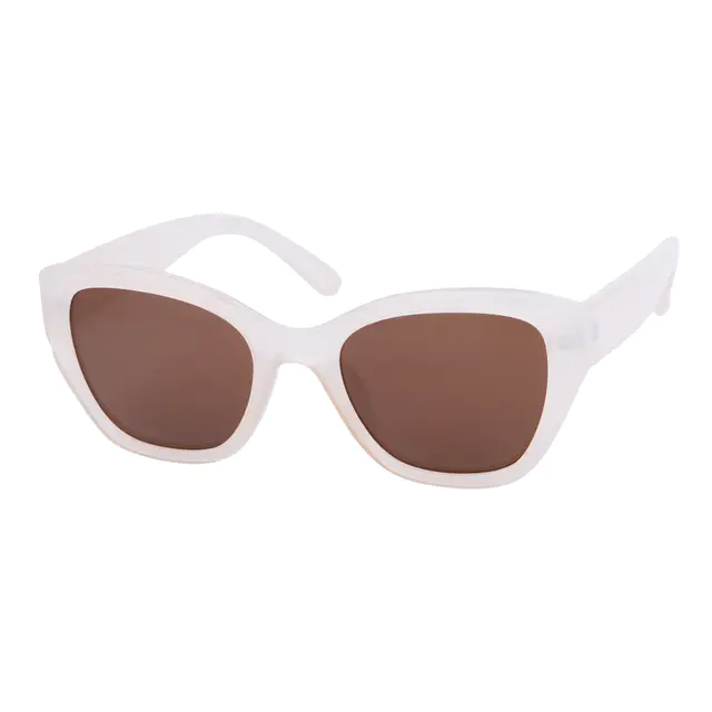 Cat-eye Transparent Yellow Sunglasses