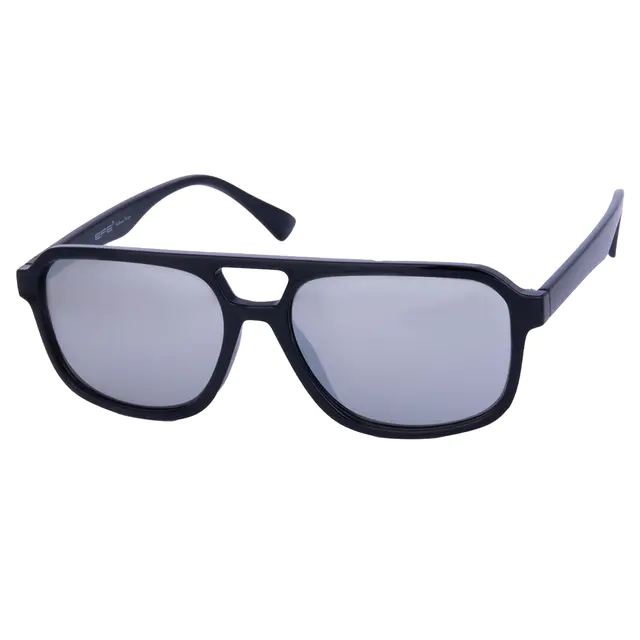 Square Matte Black Sunglasses